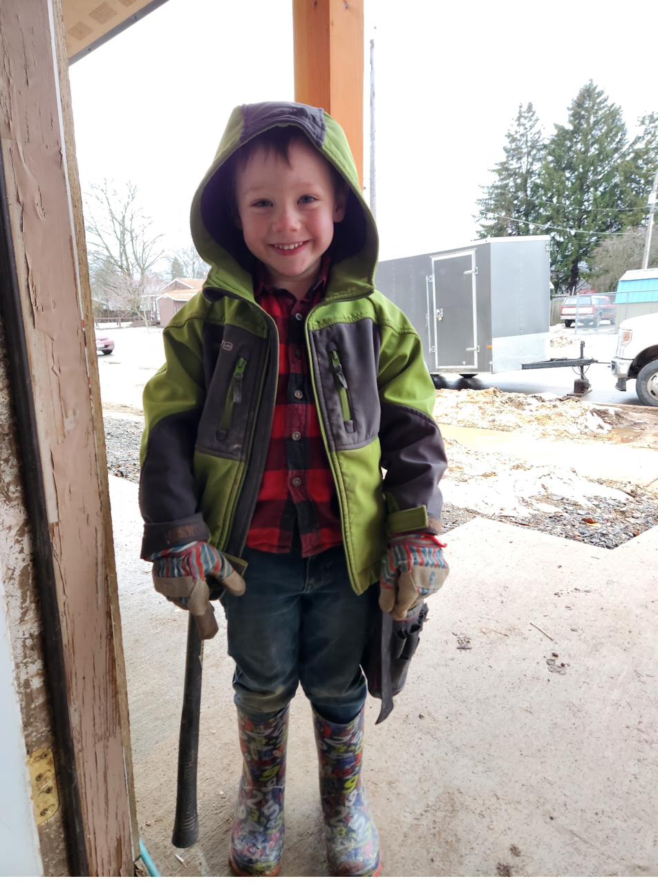 Kelly on an industrial project site