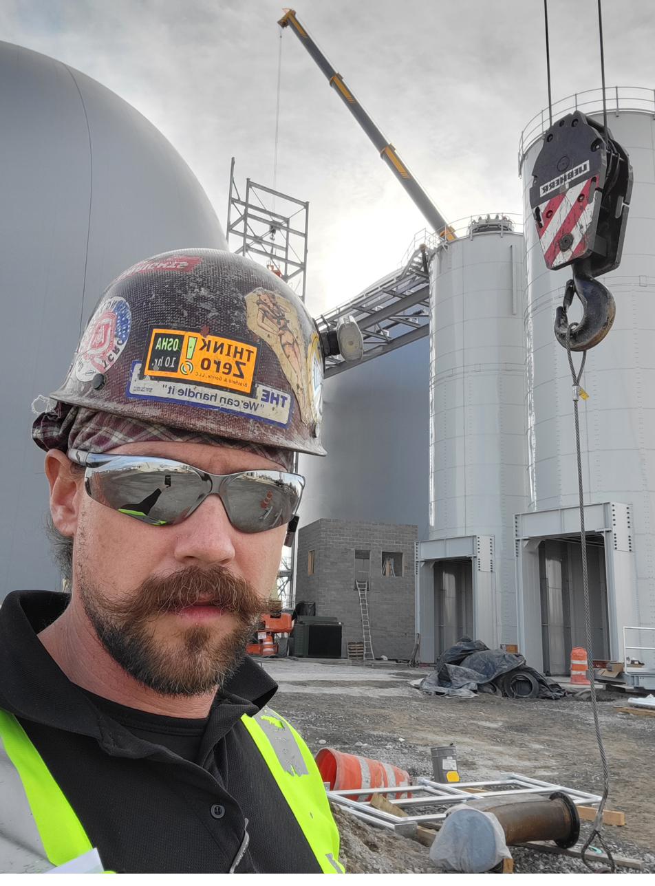 Industrial project site in Utah Valley